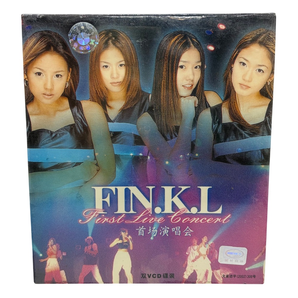 Sealed Fin.K.L First Live Concert 2VCD Set K-Pop DSP Media Lee Hyori TMVCD-0005